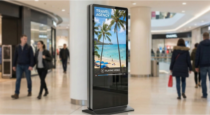 Totem kiosk display model 1