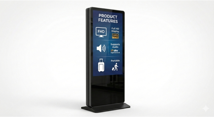 Totem kiosk display model 3